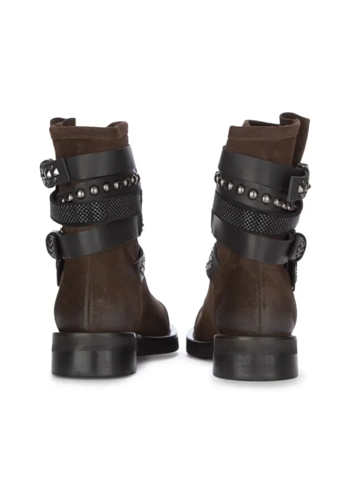 JUICE | STIEFELETTEN CAMOSCIO BROWN SCHWARZ Online