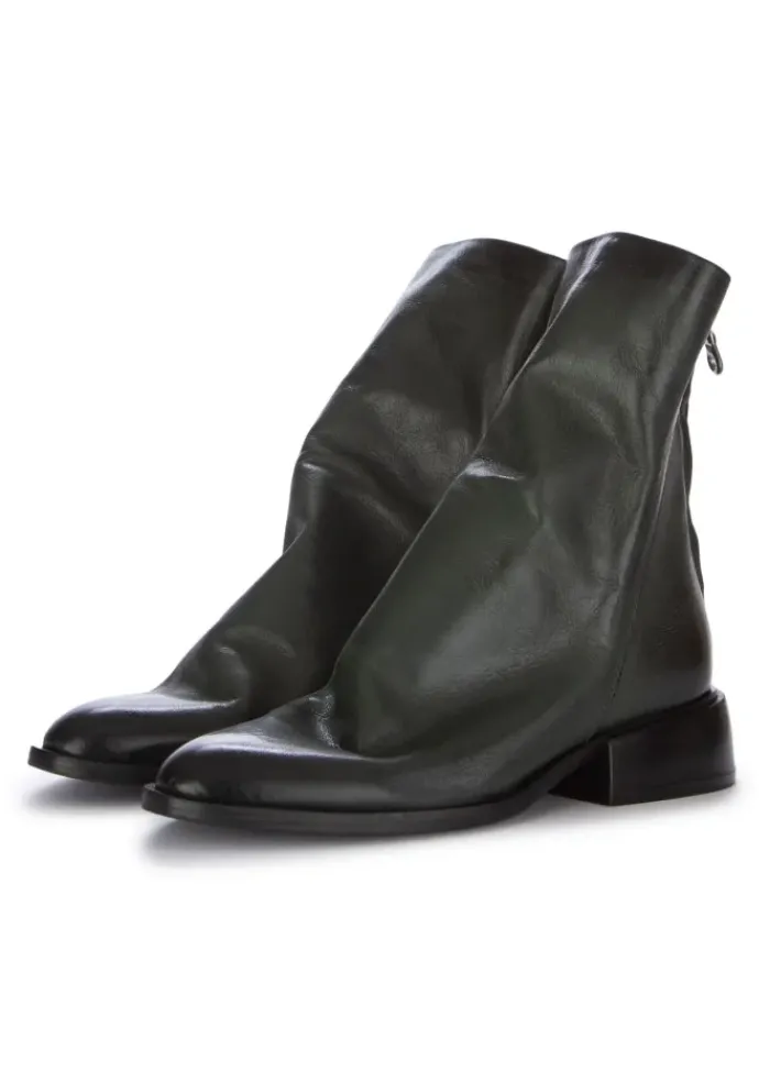 JUICE | STIEFELETTEN MOKA PETROLIO GRÜN New