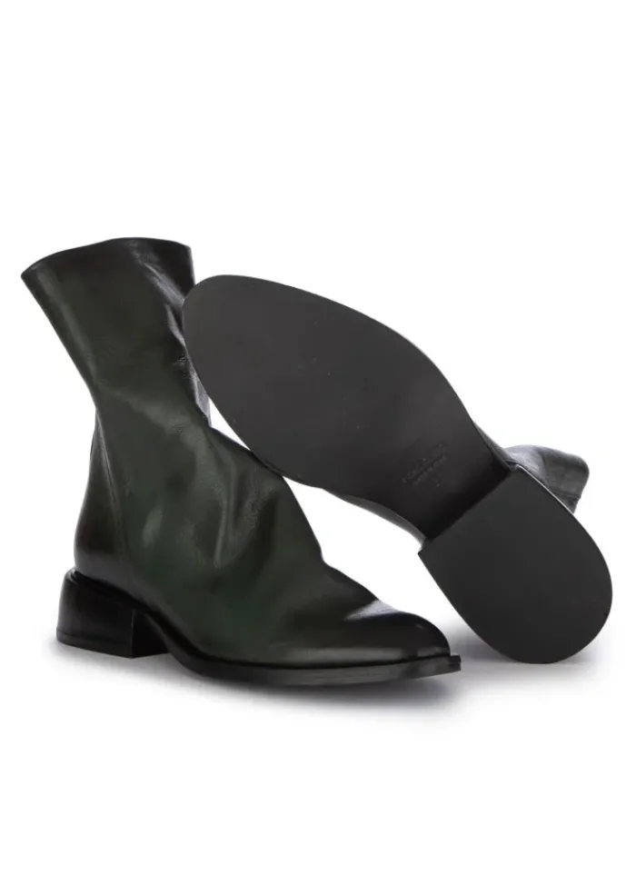 JUICE | STIEFELETTEN MOKA PETROLIO GRÜN New