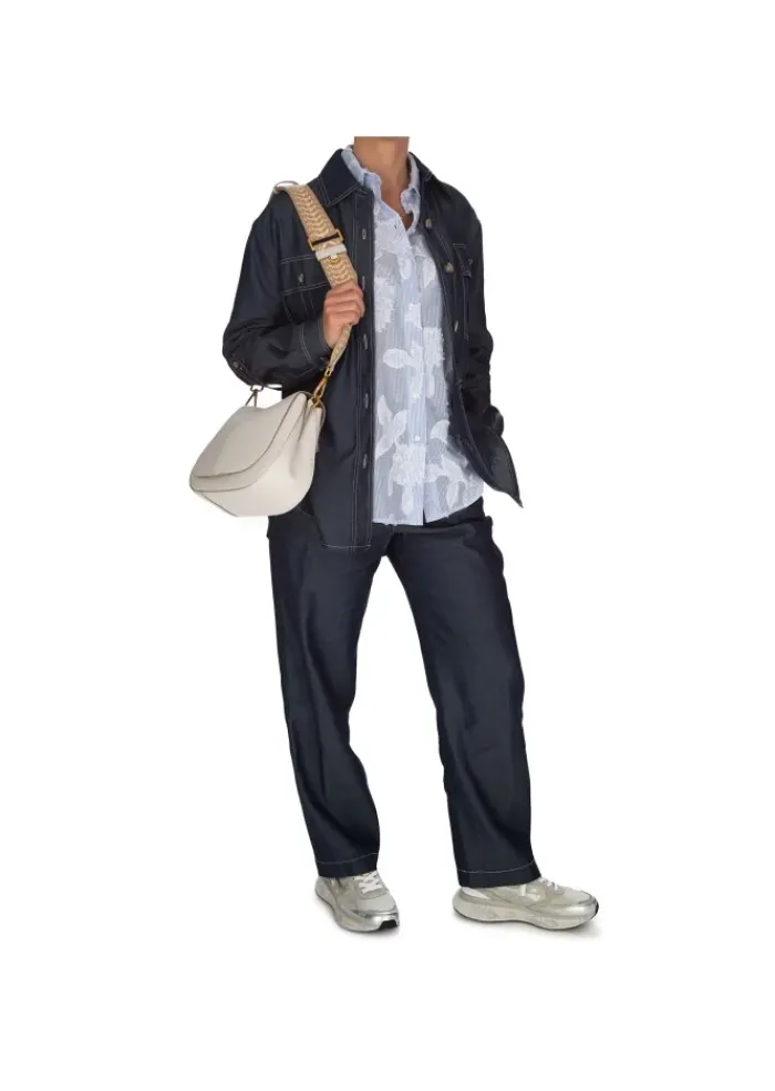KARTIKA | JACKET GÜRTEL DENIM BLAU Fashion