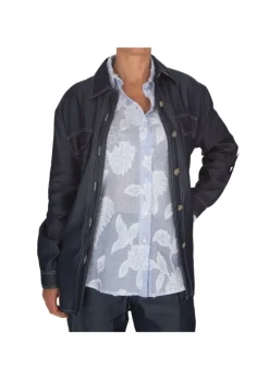 KARTIKA | JACKET GÜRTEL DENIM BLAU Fashion