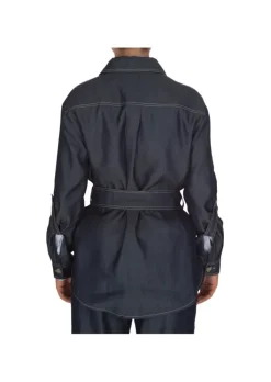 KARTIKA | JACKET GÜRTEL DENIM BLAU Fashion