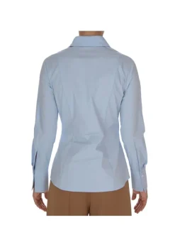 KARTIKA | TAILLIERTES HEMD HELLBLAU Sale