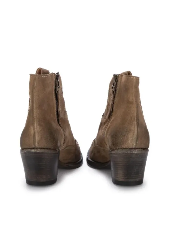KEEP | COWBOY STIEFELETTEN WILDLEDER SAND BRAUN Discount
