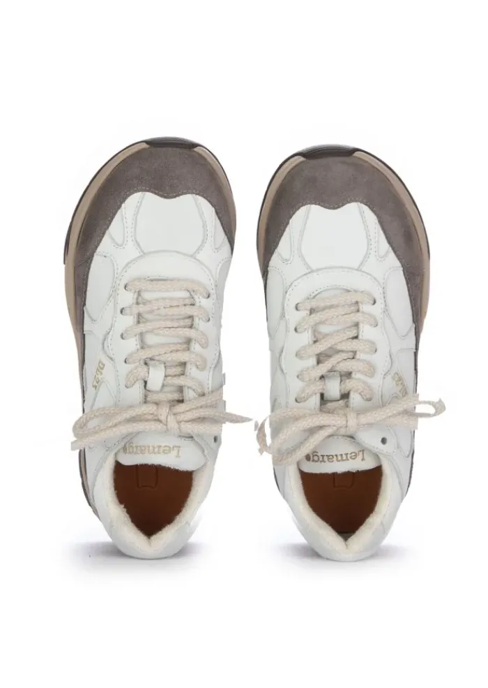 LEMARGO | SNEAKER CERVO GRAFITE WEIß BRAUN New