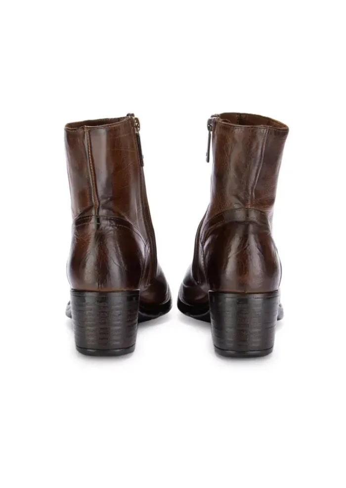 LEMARGO | STIEFELETTEN RANCH LEDER BRAUN Fashion