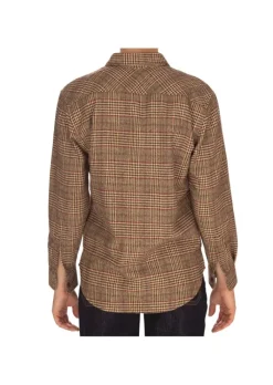 LIBERTY ROSE | JACKE HEMD NEVADA BEIGE BORDEAUX BRAUN Fashion