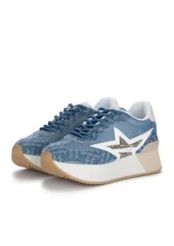 LIU JO | SNEAKER DREAMY DENIM BLAU Sale