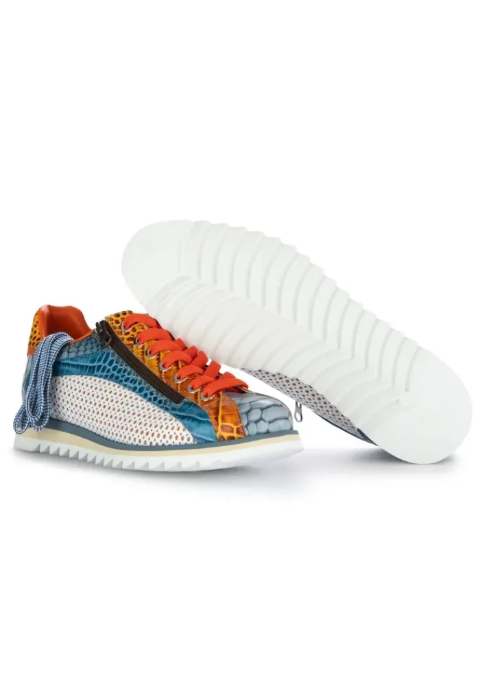 LORENZI | SCHNÜRSCHUHE FRESH COBALTO BLAU MEHRFABRIG New