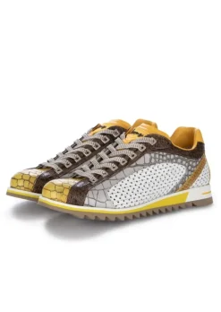 LORENZI | SCHNÜRSCHUHE FRESH GELB WEIß Clearance