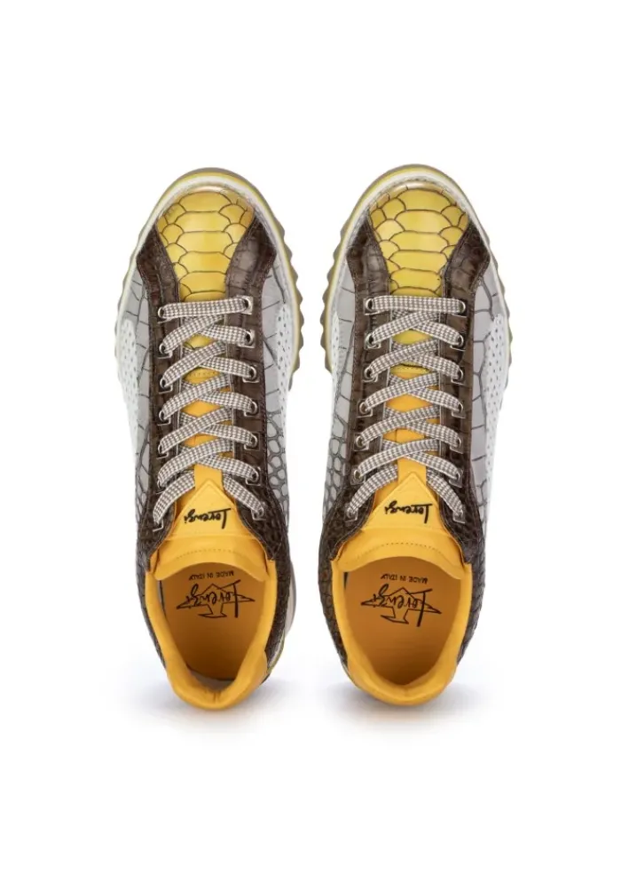 LORENZI | SCHNÜRSCHUHE FRESH GELB WEIß Clearance