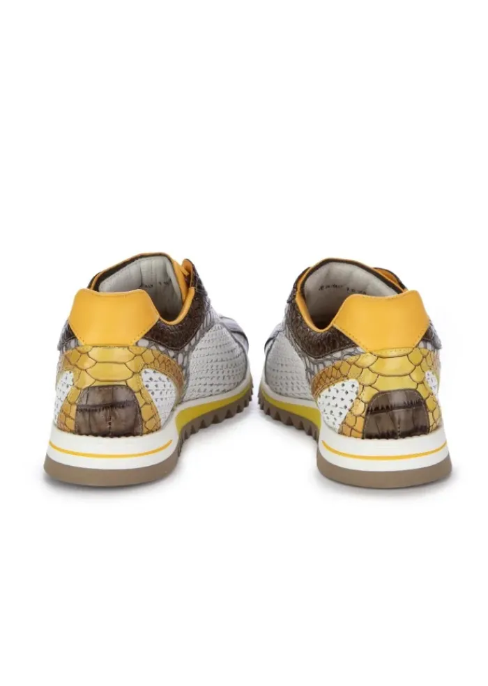LORENZI | SCHNÜRSCHUHE FRESH GELB WEIß Clearance