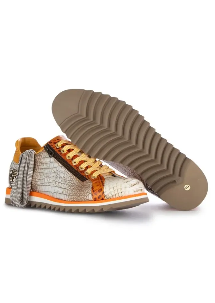 LORENZI | SCHNÜRSCHUHE TROPEA LATTE MEHRFARBIG Hot
