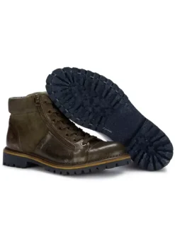 LORENZI | SCHNÜRSTIEFELETTEN TEBE GRÜN BRAUN Outlet