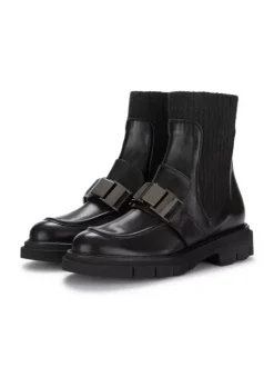 LUCA GROSSI | CHELSEA STIEFELETTEN LEDER SCHWARZ Outlet