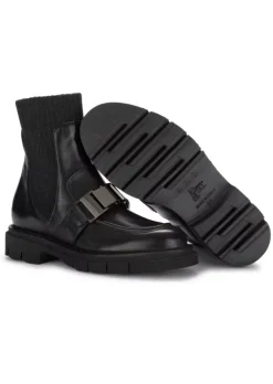 LUCA GROSSI | CHELSEA STIEFELETTEN LEDER SCHWARZ Outlet