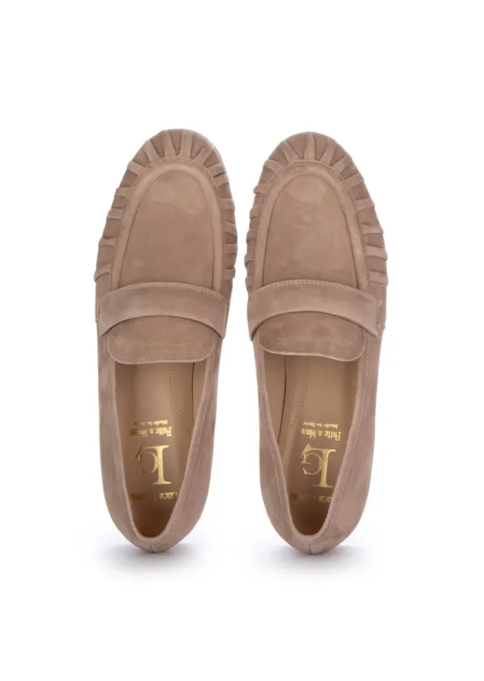 LUCA GROSSI | LOAFER CAMOSCIO NEW BEIGE Best