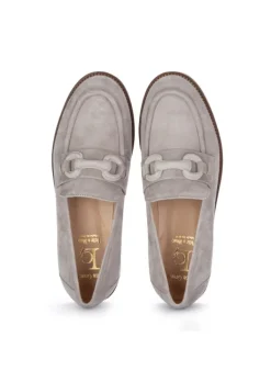 LUCA GROSSI | LOAFER CAMOSCIO LIGHT GRAU Hot