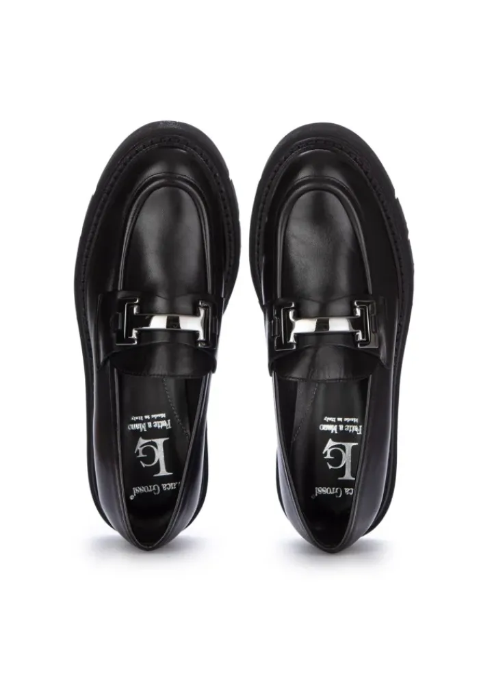LUCA GROSSI | LOAFER NATUR LEDER SCHWARZ New