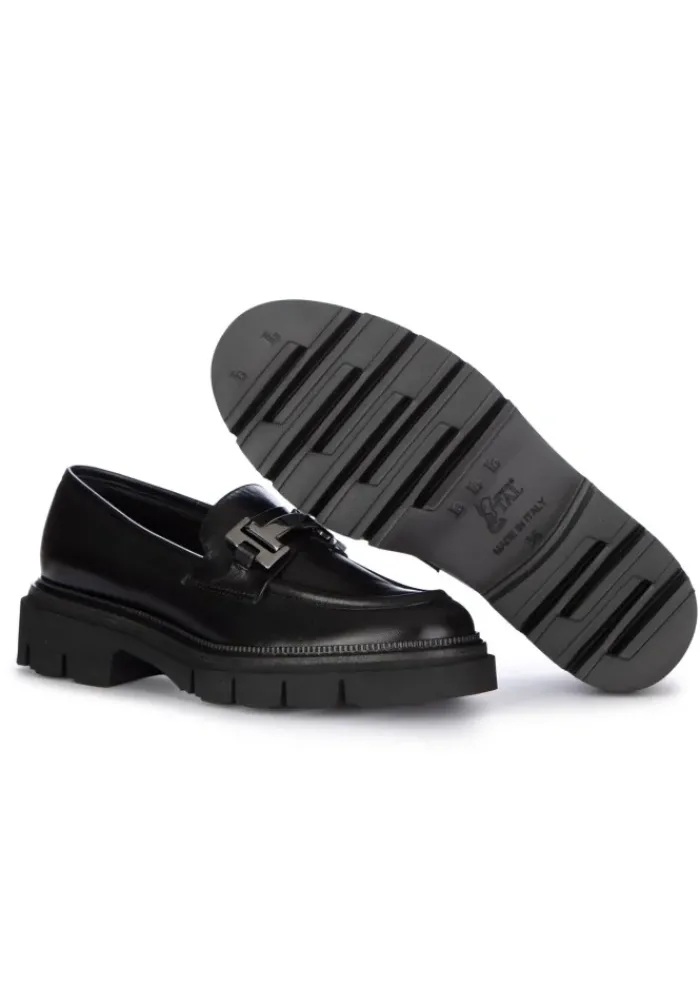 LUCA GROSSI | LOAFER NATUR LEDER SCHWARZ New