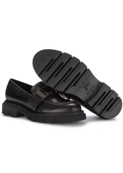 LUCA GROSSI | LOAFERS LEDER KETTE SCHWARZ Outlet
