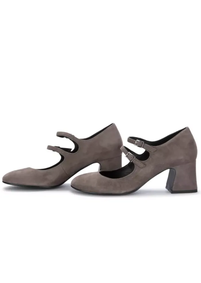 MA+DE 94 | ABSATZSCHUHE WILDLEDER GRAU Clearance
