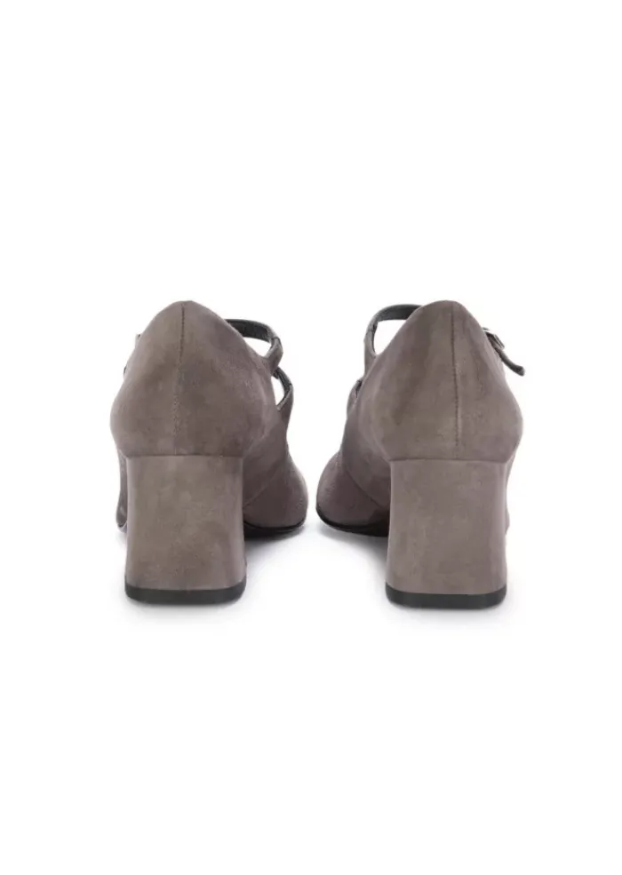 MA+DE 94 | ABSATZSCHUHE WILDLEDER GRAU Clearance