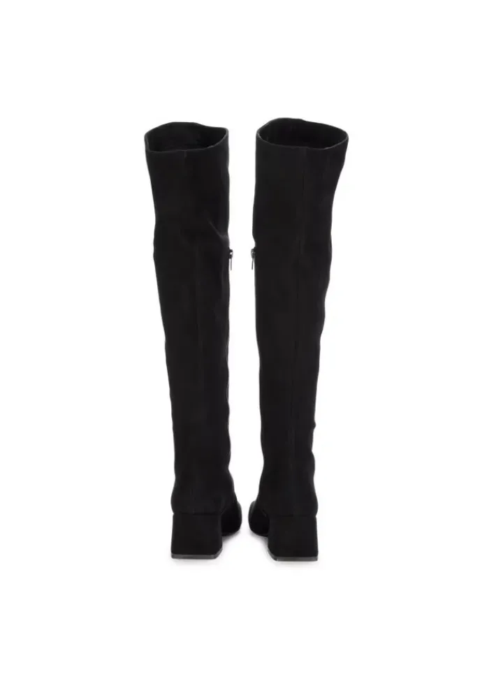 MA+DE 94 | HOHE STIEFEL WILDLEDER SCHWARZ Online