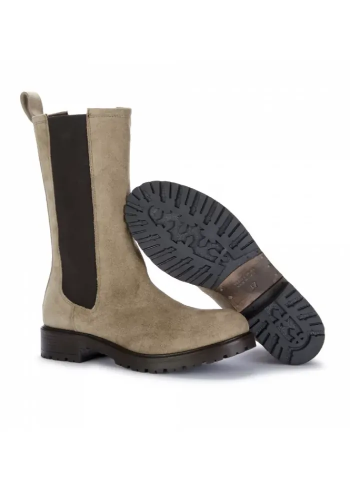 MANOVIA 52 | CHELSEA STIEFEL HASH WILDLEDER BEIGE Clearance