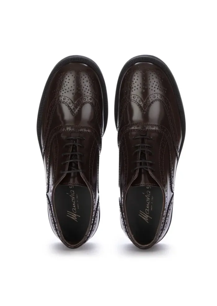 MANOVIA 52 | FLACHE SCHUHE BRUSH BORDEAUX Discount