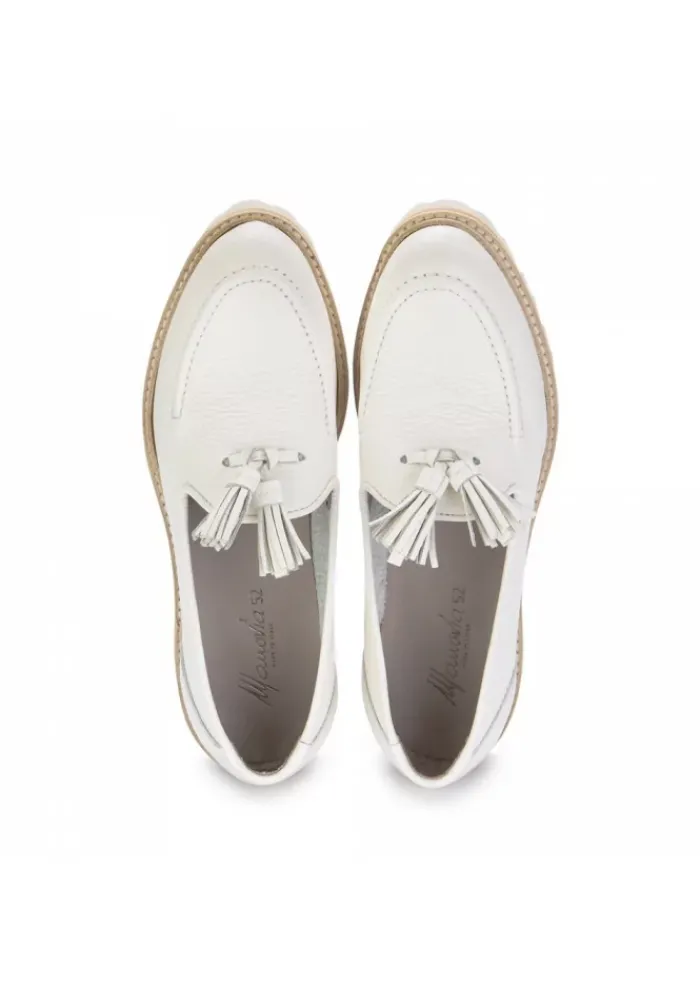 MANOVIA 52 | FLACHE SCHUHE E22 DOLLARO WEIß Fashion