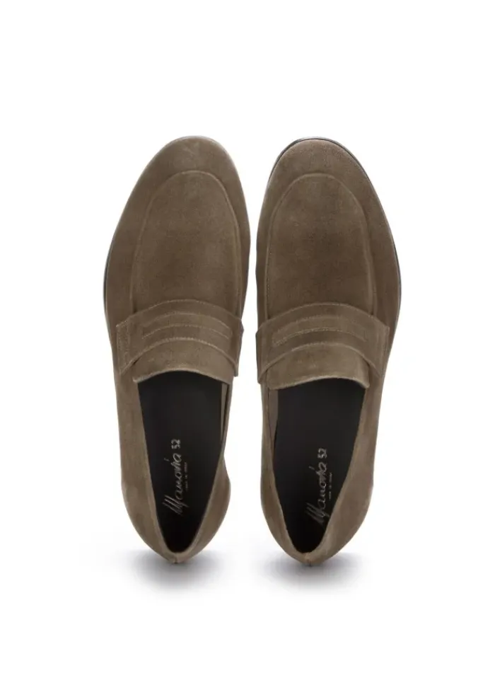 MANOVIA 52 | LOAFER WILDLEDER HASH BRAUN Hot