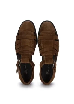 MANOVIA 52 | SANDALEN HASH BRAUN New