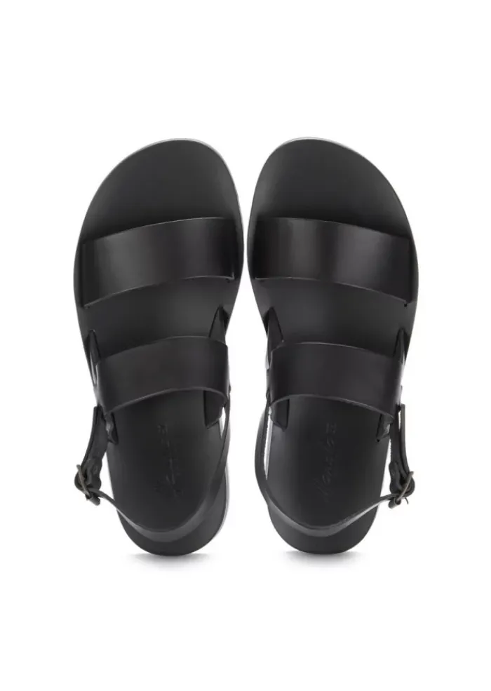 MANOVIA 52 | SANDALEN RIEMEN LEDER SCHWARZ Hot