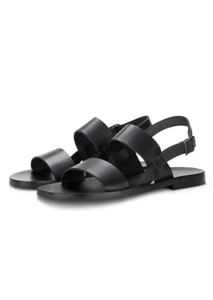 MANOVIA 52 | SANDALEN RIEMEN LEDER SCHWARZ Hot