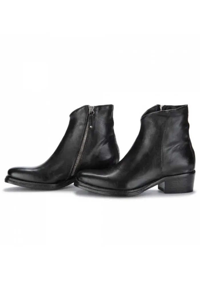 MANOVIA 52 | STIEFELETTEN MIT REISSVERSCHLUSS SCHWARZ Outlet