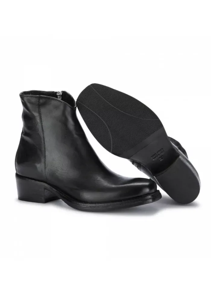 MANOVIA 52 | STIEFELETTEN MIT REISSVERSCHLUSS SCHWARZ Outlet