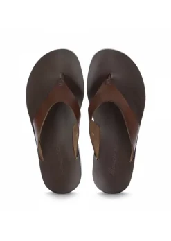 MANOVIA 52 | THONGSANDALEN 8884 BRAUN LEDER Outlet