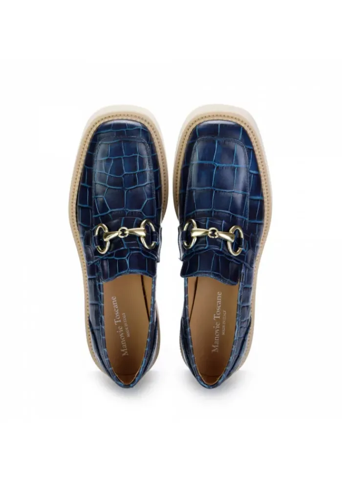 MANOVIE TOSCANE | FLACHE SCHUHE FOLLONICA ROYAL BLAU Outlet