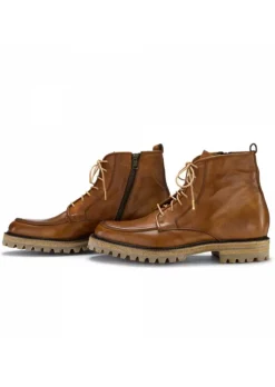 MAN.TO | SCHNÜRSTIEFELETTEN VAIL HONIGBRAUN New