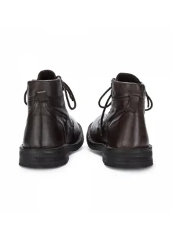 MANUFATTO TOSCANO VINCI | SCHNÜR STIEFELETTEN 910 BRAUN Best
