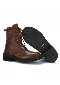 MANUFATTO TOSCANO VINCI | SCHNÜRSTIEFELETTEN 91 BRAUN Clearance