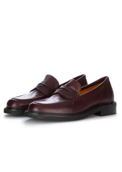 MARA BINI | LOAFER FRIDA SETA BORDEAUX Clearance