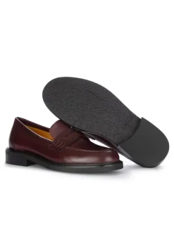 MARA BINI | LOAFER FRIDA SETA BORDEAUX Clearance