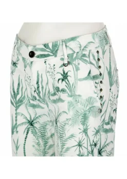 MASON'S MASON'S | HOSE JAQUELINE CAPRI WEISS GRÜN New