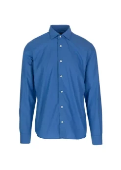 MASTRICAMICIAI | HEMD LUCA BAUMWOLLE REGULAR FIT HELLBLAU Clearance