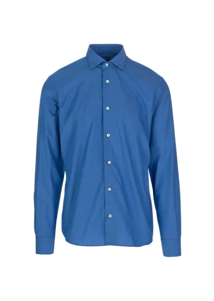 MASTRICAMICIAI | HEMD LUCA BAUMWOLLE REGULAR FIT HELLBLAU Clearance