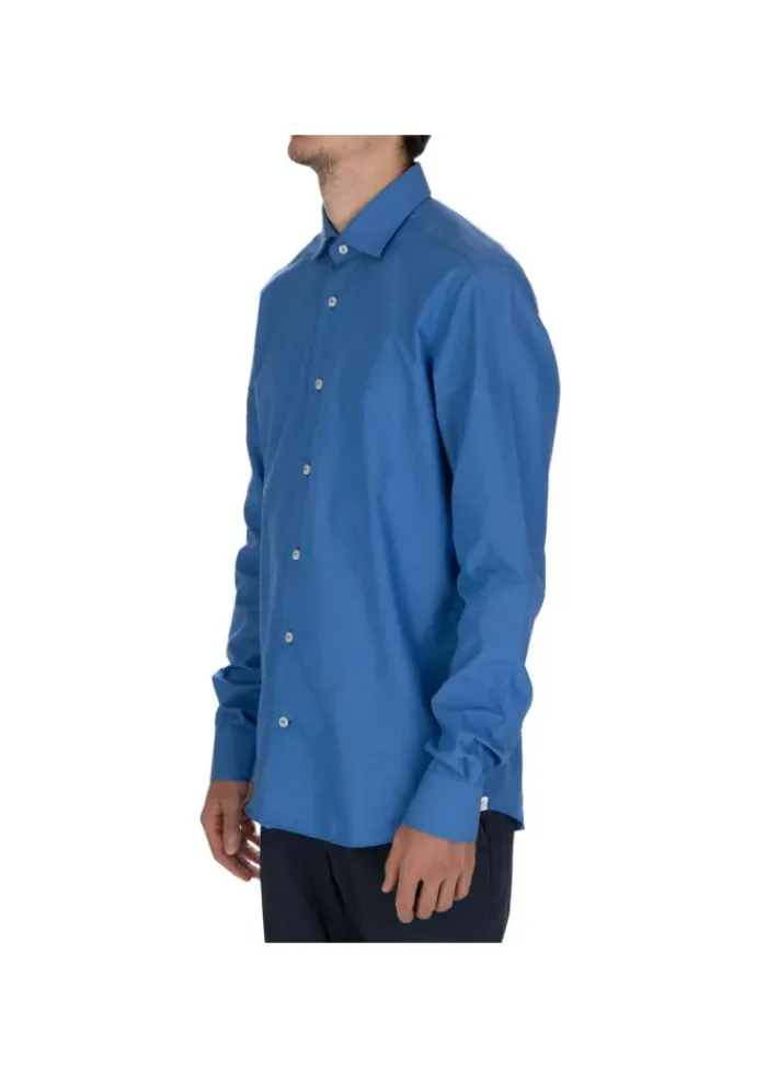 MASTRICAMICIAI | HEMD LUCA BAUMWOLLE REGULAR FIT HELLBLAU Clearance