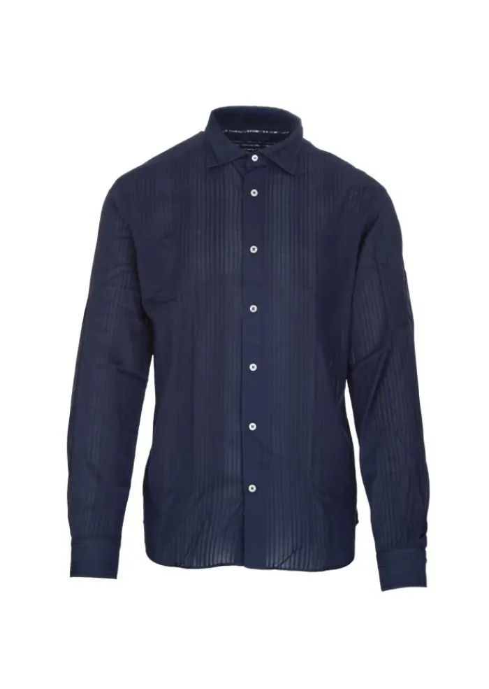 MASTRICAMICIAI | HEMD LUCA BAUMWOLLE BLAU Online