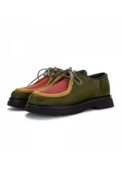 MAZE | CREEPER SCHUHE WILDLEDER UND CAVALLINO GRÜN ROT Online